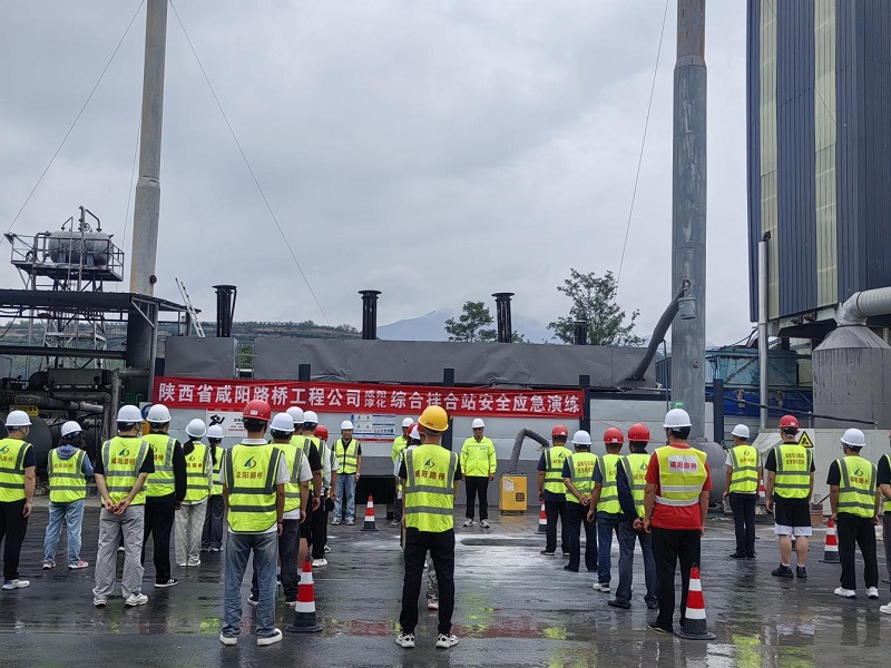 咸陽路橋工程公司扎實開展安全生產(chǎn)月系列演練